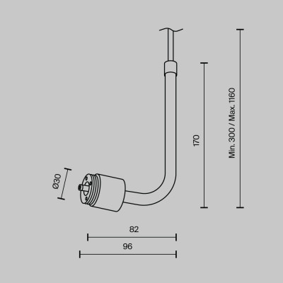 Заглушка Maytoni Technical CA024PL-P-B