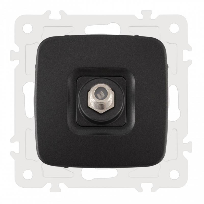 Розетка Arte Milano 205.42-1.black