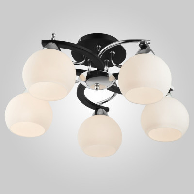 Накладная люстра Eurosvet 9654/5 хром/венге