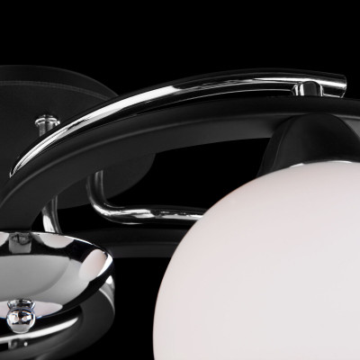 Накладная люстра Eurosvet 9654/5 хром/венге