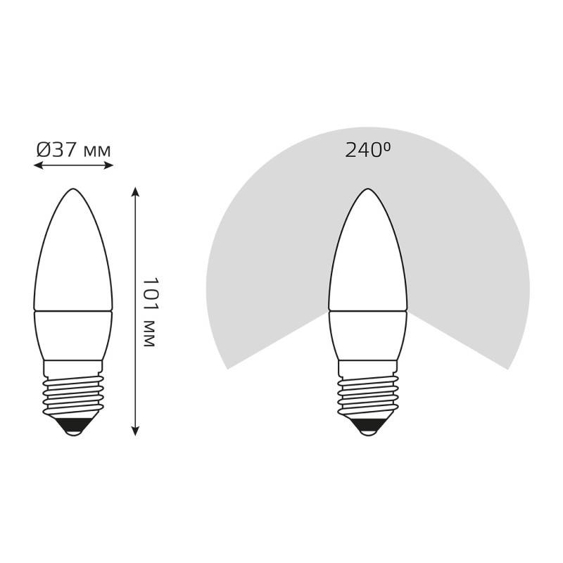 Светодиодная лампа Gauss 103102207