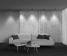 Накладной светильник Maytoni Alfa LED C064CL-5W3K-RD-B