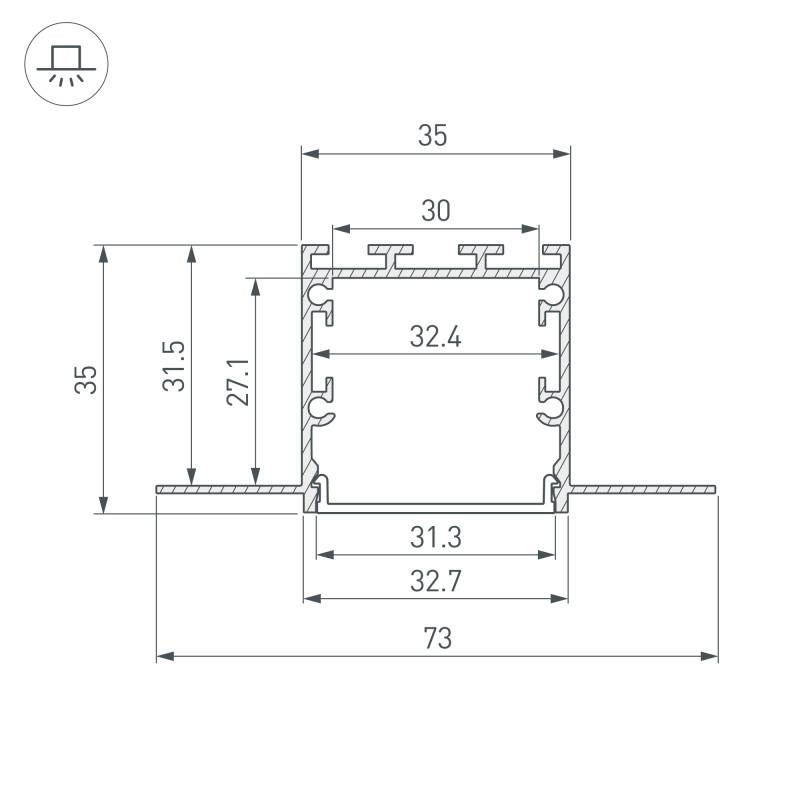 Профиль Arlight 049950(1)