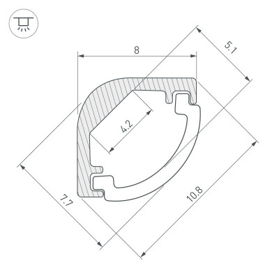 Профиль Arlight 036323