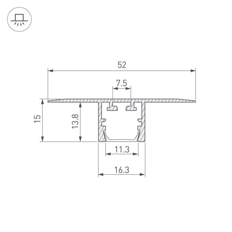 Профиль Arlight 035014