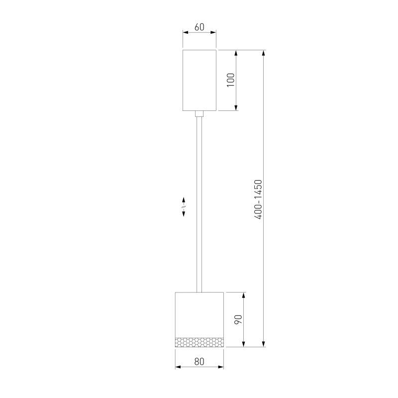 Подвесной светильник Elektrostandard 50243 LED 12W 4200K золото