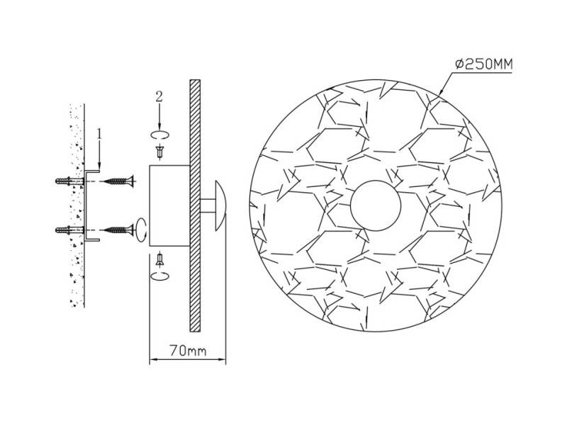 Бра Fluorite FL1028-1W
