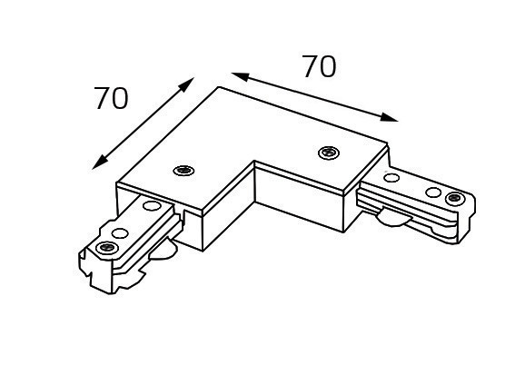Коннектор ITALLINE WSO 74 black