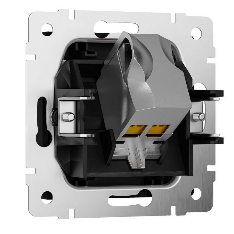 Розетка Werkel W5120108 черный матовый