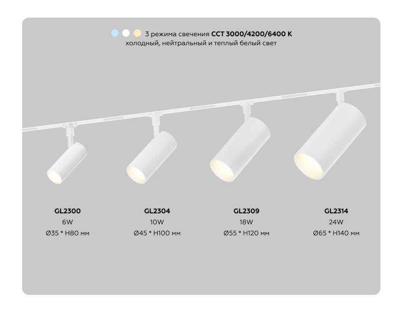 Светильник на шине Ambrella Light GL2304