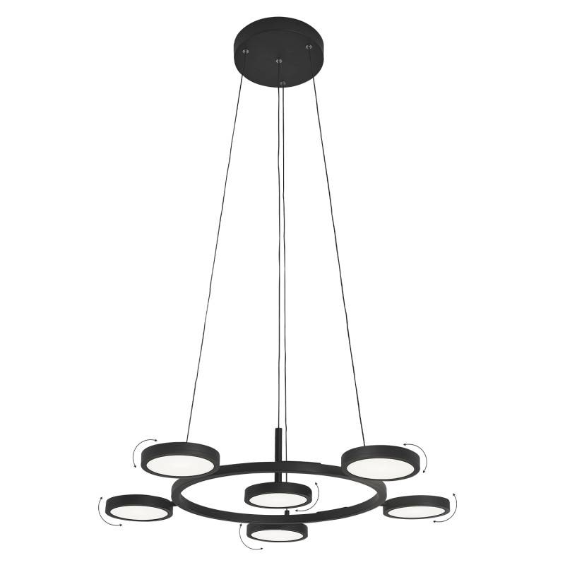 Подвесная люстра Crystal Lux CLT 027C6 D700 BL