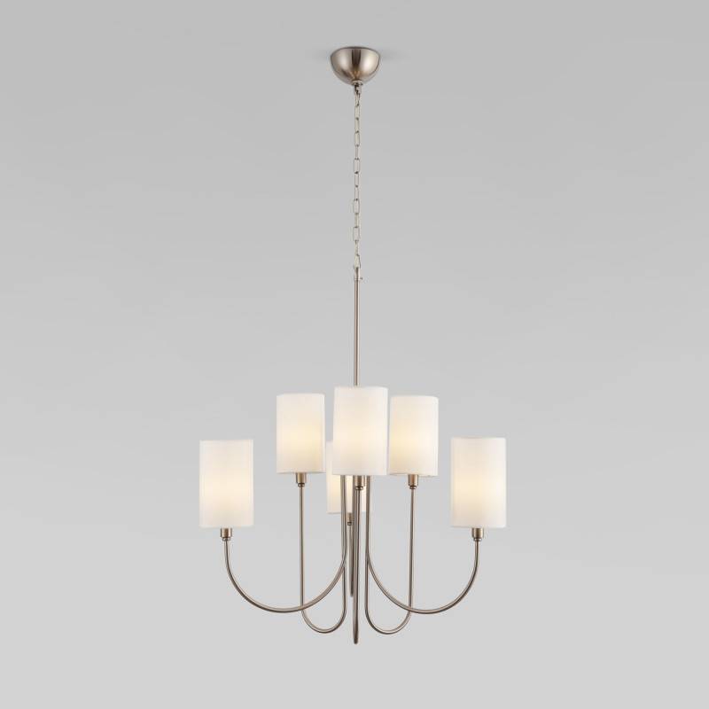 Подвесная люстра Eurosvet 60164/6 никель