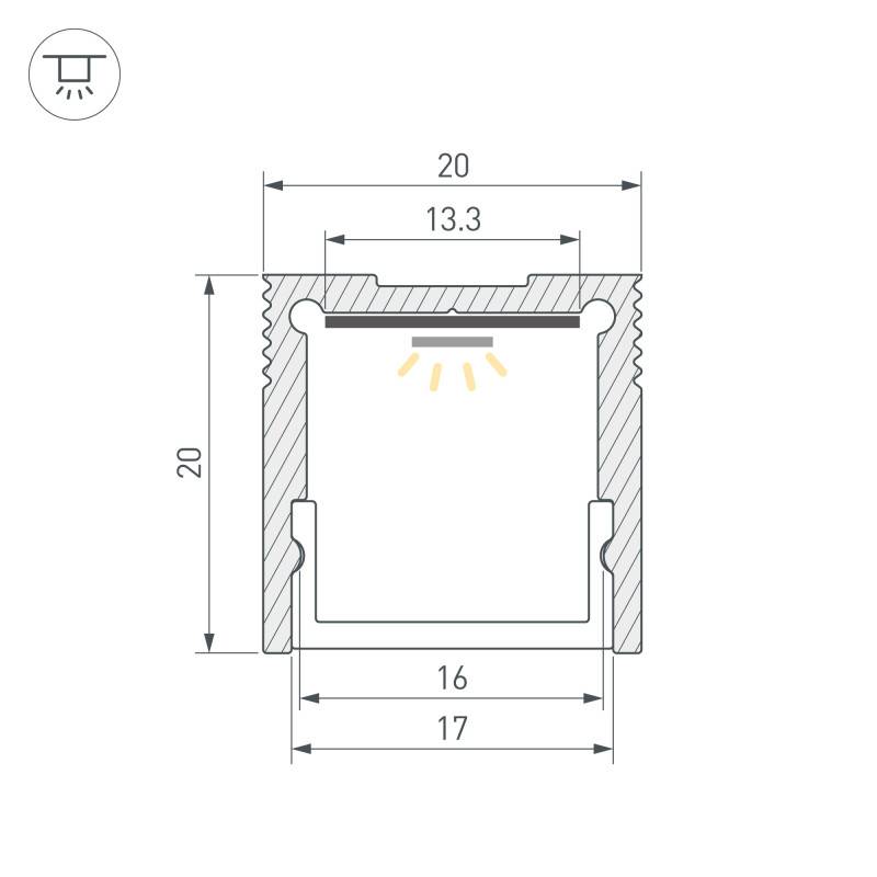 Профиль Arlight 059789