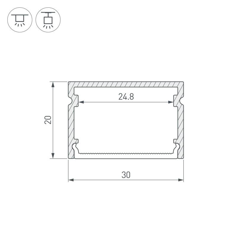 Профиль Arlight 062250