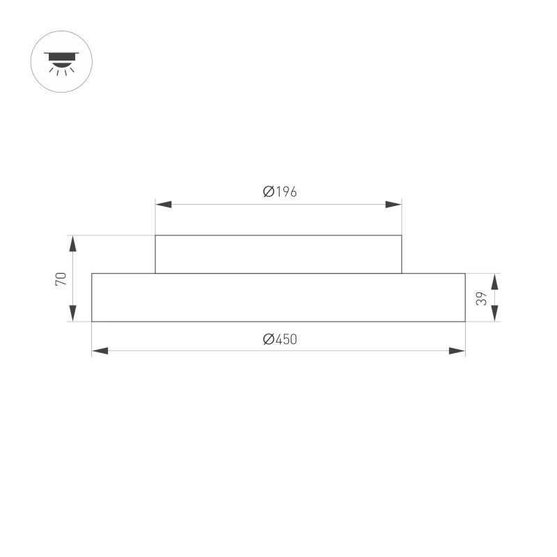Накладной светильник Arlight 054797