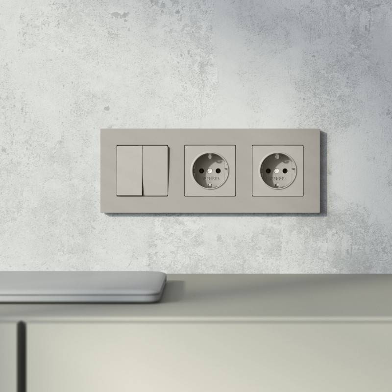 Рамка Werkel W0032917 дымчатый софт