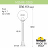 Наземный высокий светильник Fumagalli Globe 300 G30.151.000.WZE27