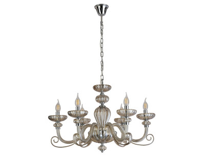 Подвесная люстра Newport 8626/C chrome cognac