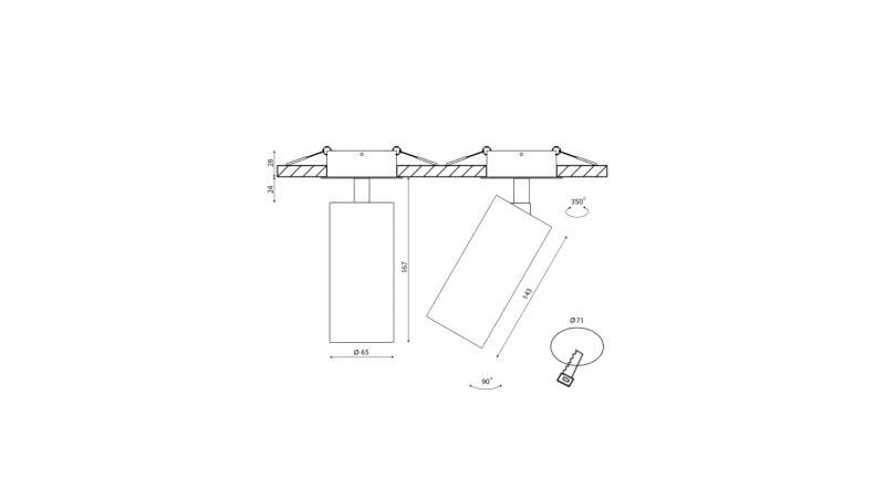 База встраиваемая SWG pro VL-M4-BL