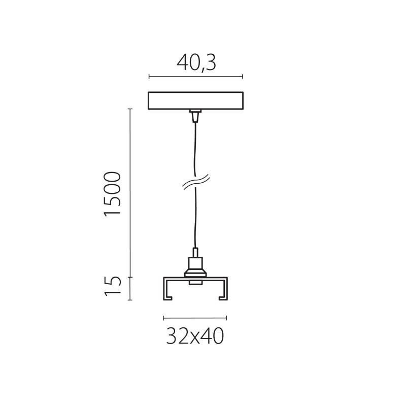Подвесной комплект Lightstar 504177-FR1
