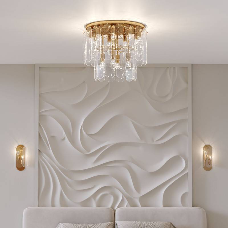 Накладная люстра Eurosvet 60170 золото