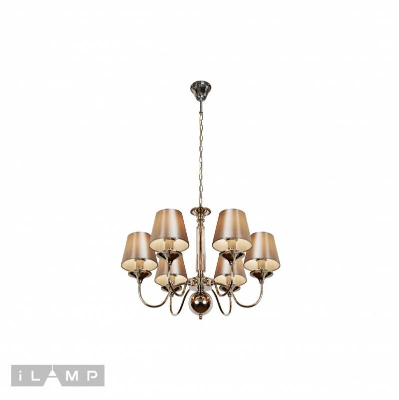Подвесная люстра iLamp P2406-6 Nickel