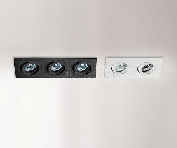 Встраиваемый светильник ITALLINE SAG203-4 black/black