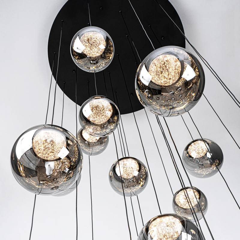 Подвесная люстра MODELUX ML.2338.25 BK-CR