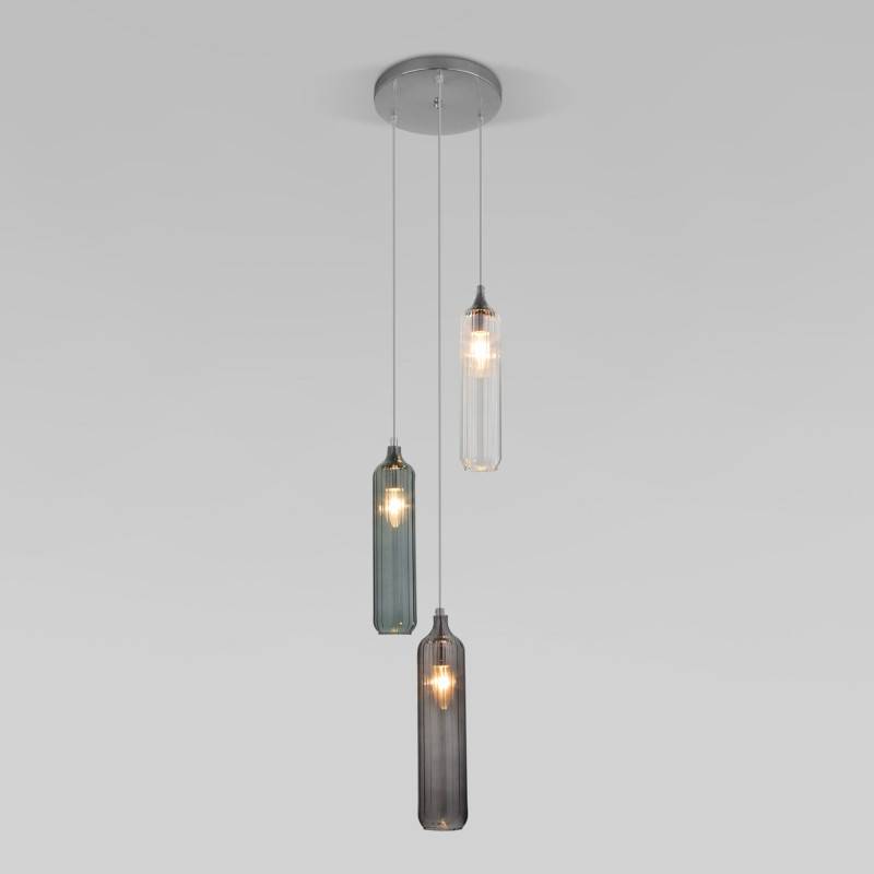 Каскадная люстра Eurosvet 50252/3 хром