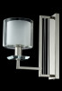Бра Crystal Lux NICOLAS AP1 NICKEL/WHITE