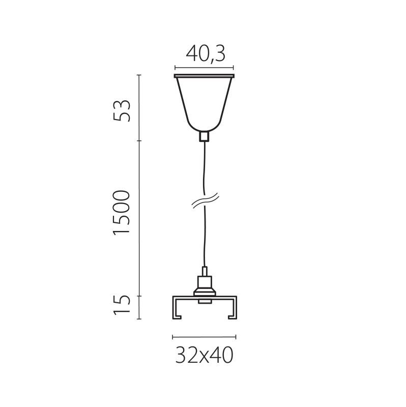 Подвесной комплект Lightstar 504176-FR1