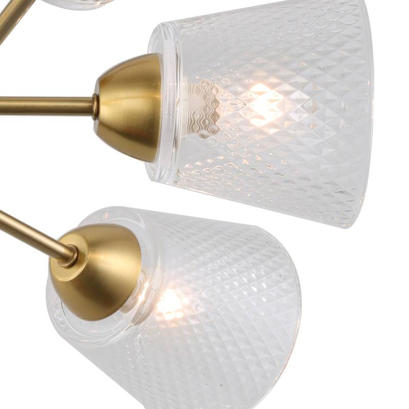 Люстра на штанге Escada 1104/6P Brass