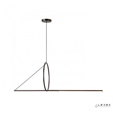 Подвесной светильник iLedex 8075P/S-18W-3000K MBK-WH