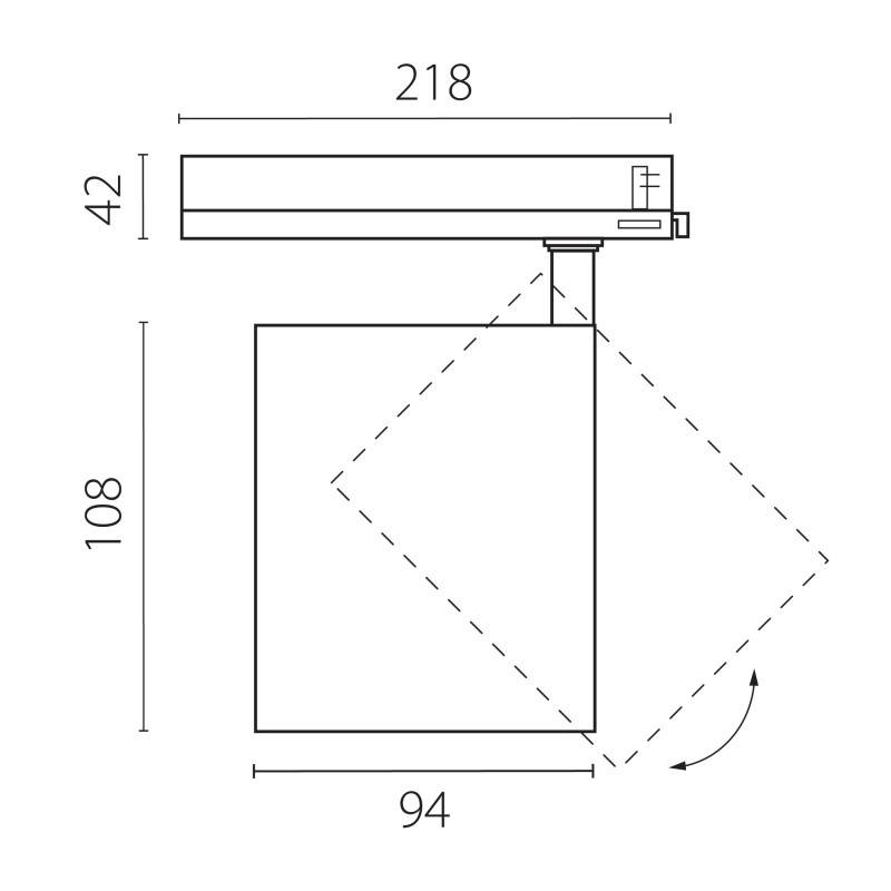 Светильник на шине Lightstar A5436TRIAC