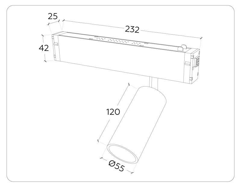 Светильник на шине Ambrella Light GL1222
