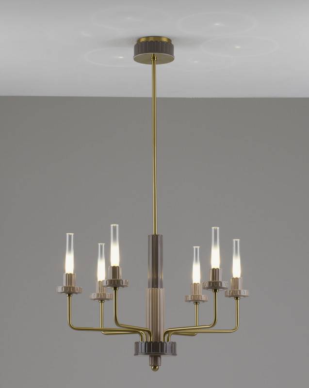 Люстра на штанге Moderli V11691-PL