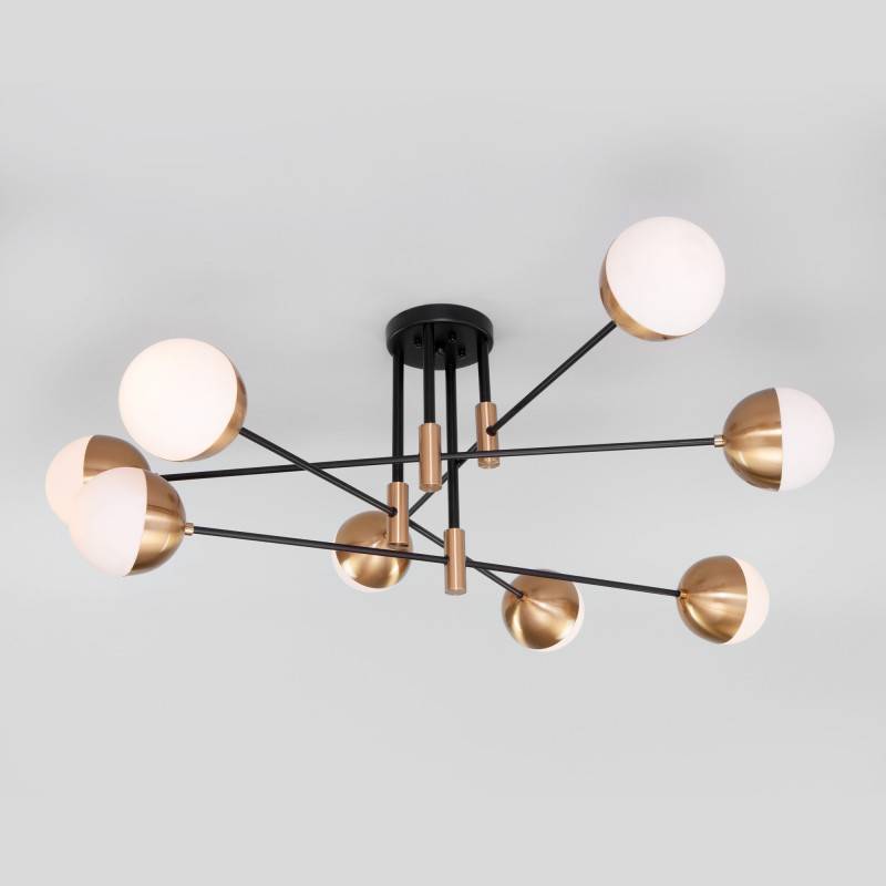 Люстра на штанге Eurosvet 70129/8 латунь