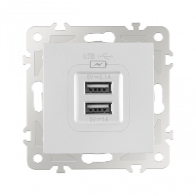 Розетка Arte Milano 206.46-1.silver