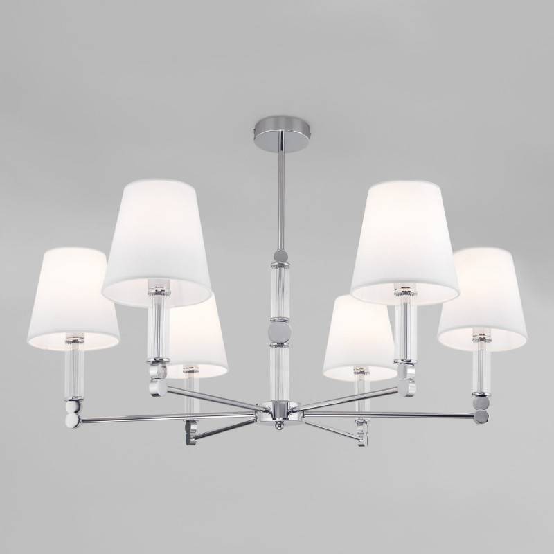 Люстра на штанге Eurosvet 60145/6 хром