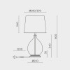Настольная лампа MODELUX ML.6111.01TL BR