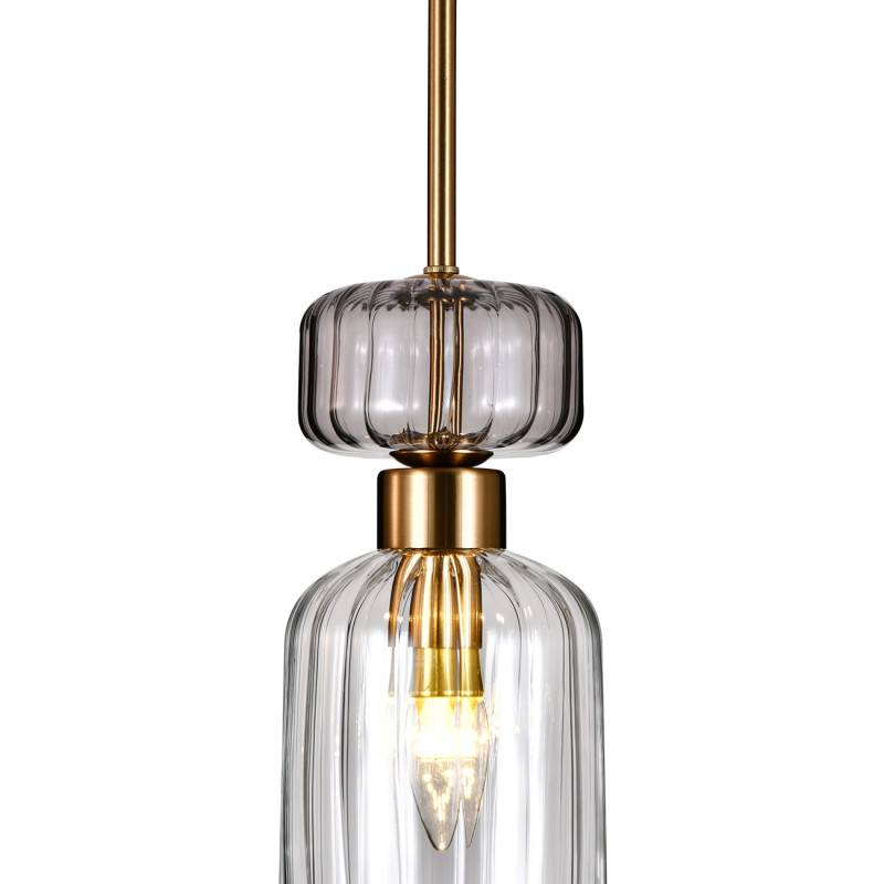 Подвесной светильник Escada 1141/1S Smoke/Clear