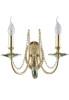 Бра Crystal Lux VICTORIA AP2 GOLD/AMBER