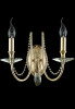 Бра Crystal Lux VICTORIA AP2 GOLD/AMBER