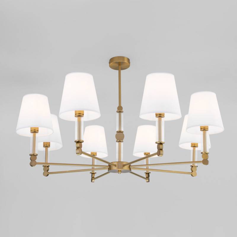 Люстра на штанге Eurosvet 60145/8 латунь