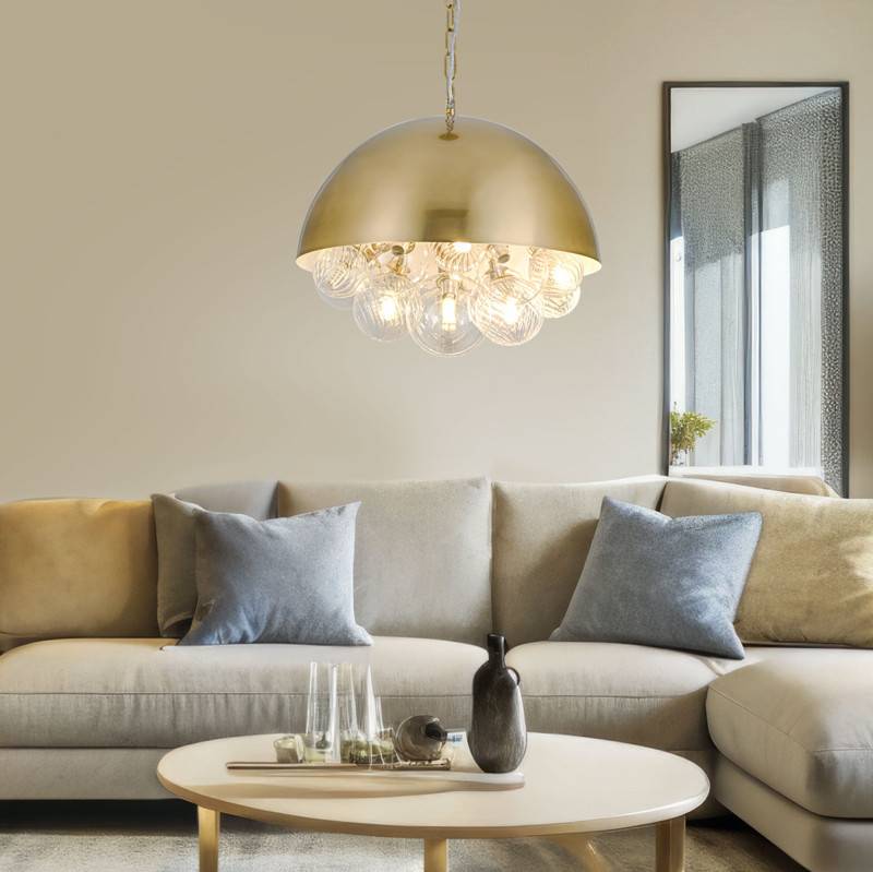 Подвесная люстра Eurosvet 30177 латунь