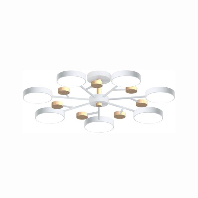 Люстра на штанге LED4U L3205-800 WH