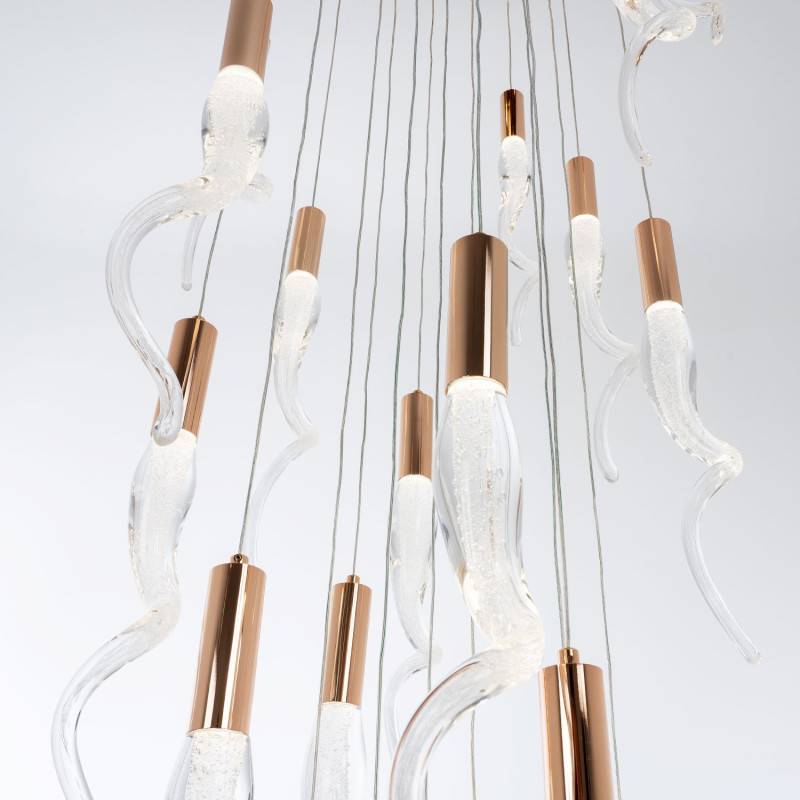 Каскадная люстра MODELUX MS.89135.21 GD