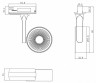 Светильник на штанге Maytoni Track lamps 1 TR024-1-10W4K