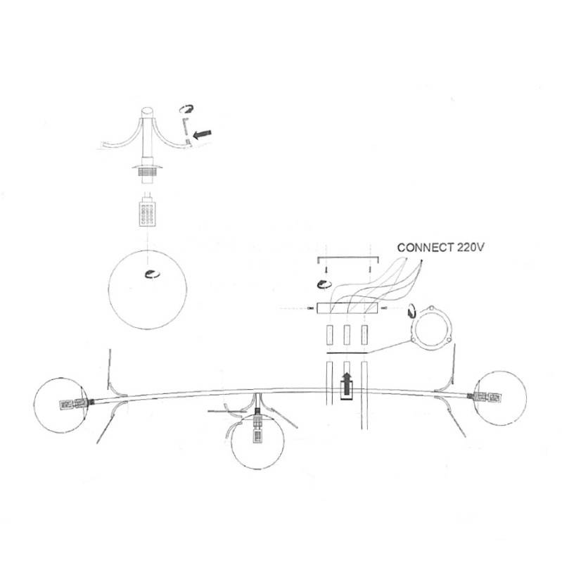 Детская люстра ImperiumLoft 194953-23