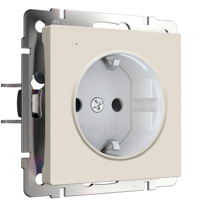 Розетка Werkel W1171462 айвори матовый